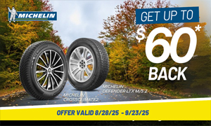 2025 Michelin Fall Promotion - Up to $60 Back